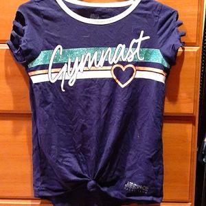 Short sleeve gymnast shirt